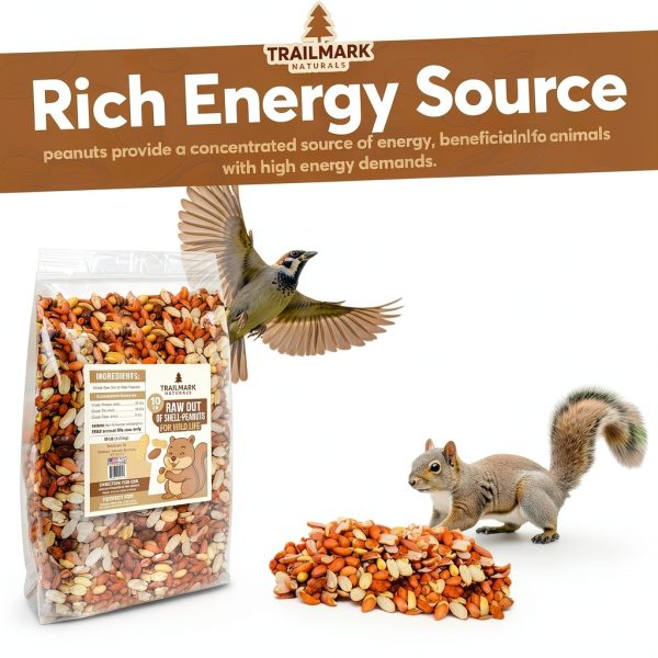 Trailmark Naturals Raw Peanuts Squirrel Bird Wildlife Food-6