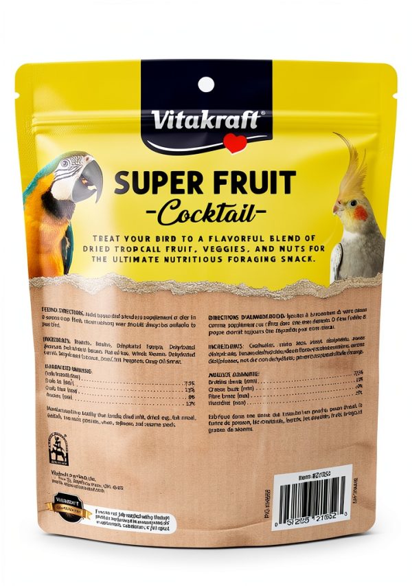 Vitakraft Bird Treats Premium Fruits Natural Snack Blend-1