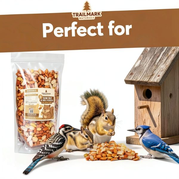 Trailmark Naturals Raw Peanuts Squirrel Bird Wildlife Food-4
