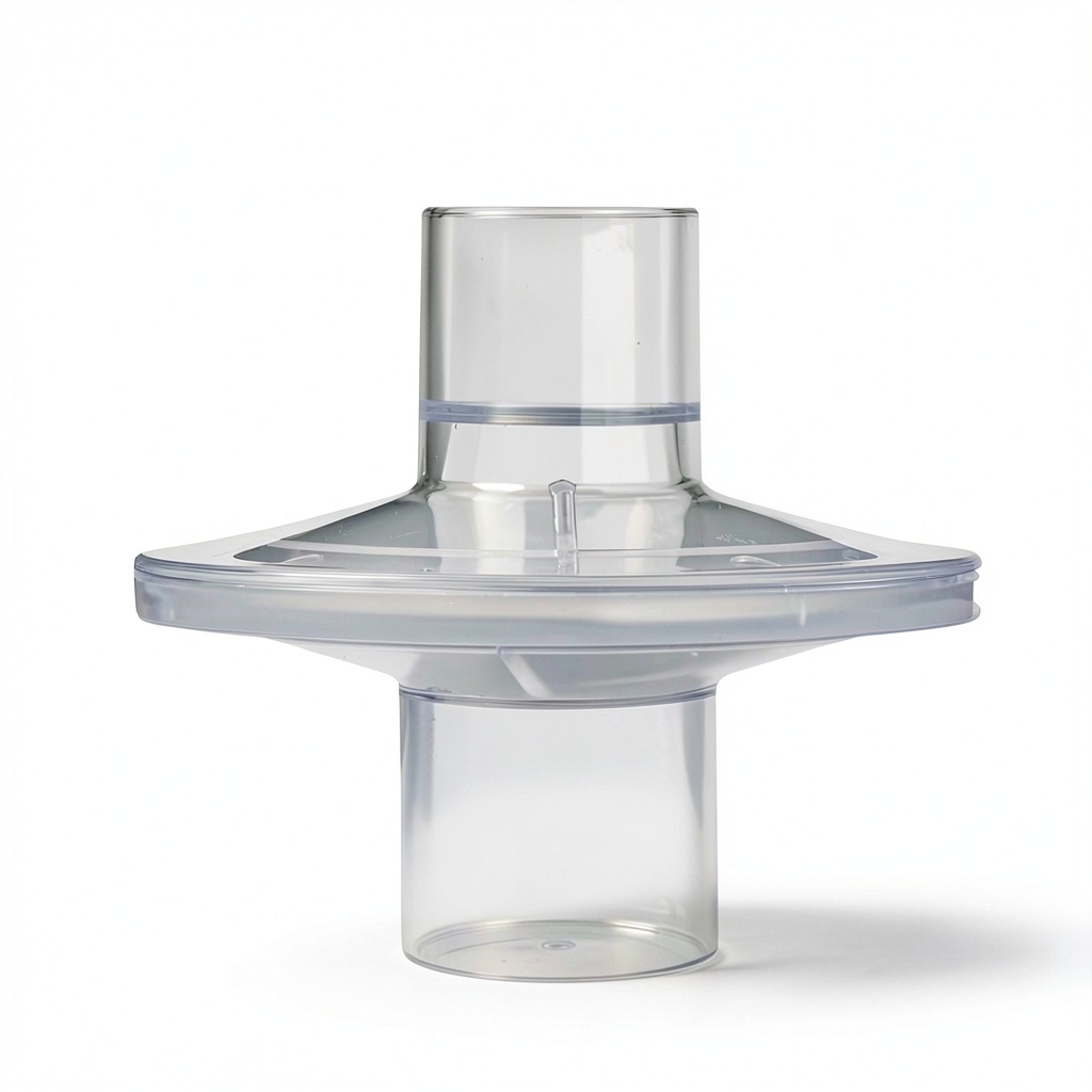 Medline BV Filter in use with anesthesia machine