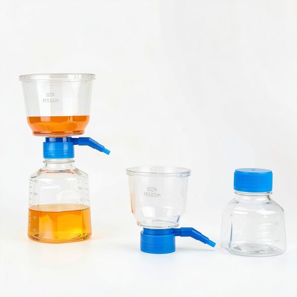 COBETTER Bottle Top Filters PES PVDF Lab Filtration-3