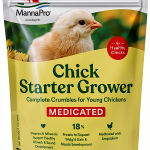 Manna Pro Medicated Chick Starter Grower Bird Feed-0