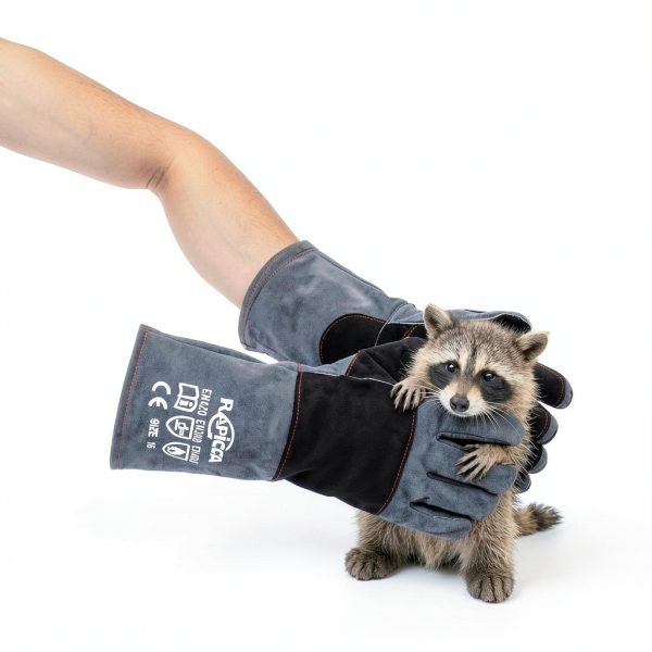 RAPICCA Leather Animal Handling Gloves for Pet Owners-1