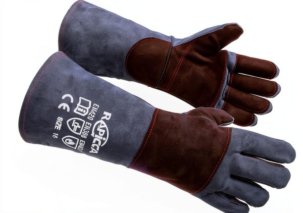 RAPICCA Leather Animal Handling Gloves for Pet Owners-0