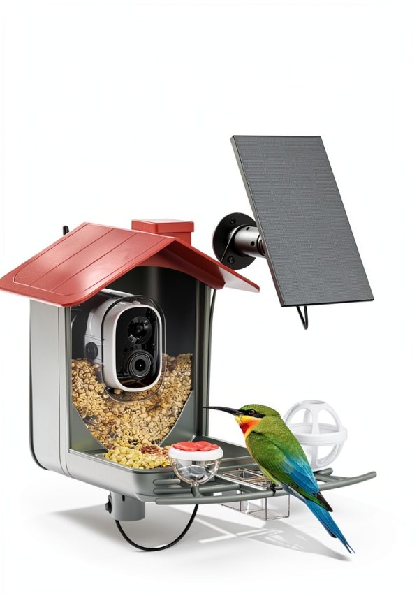 Solar Bird Feeder Camera PEEIPM Plastic Mount-4