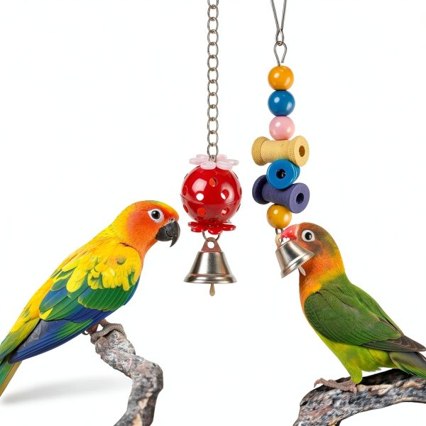 iSbaby Bird Toys for Small Parrots-3