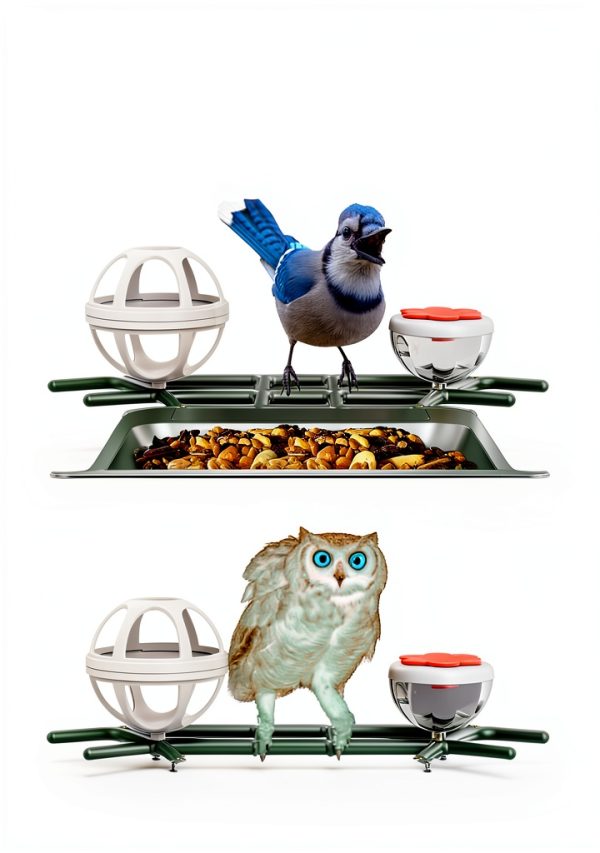 Solar Bird Feeder Camera PEEIPM Plastic Mount-6
