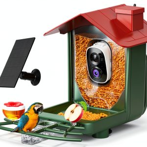 Solar Bird Feeder Camera PEEIPM Plastic Mount-0