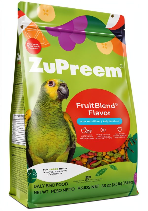 ZuPreem Large Bird Pellets 2‑4 lb Blend – Nutritious Mix for Amazons &-0
