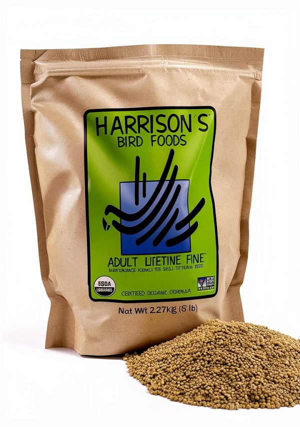 Harrison's Bird Foods Adult Lifetime Fine Organic Bird Food 5 Pound-0