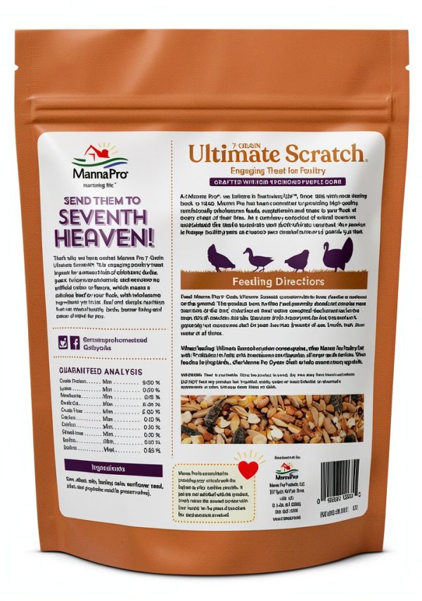 Manna Pro Chicken Scratch Feed 7 Grain High Protein Mix 5.5x14x16.5in-7
