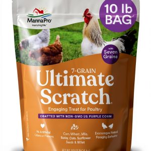 Manna Pro Chicken Scratch Feed 7 Grain High Protein Mix 5.5x14x16.5in-0