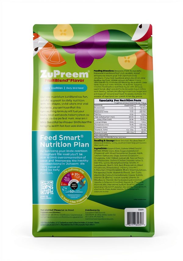 ZuPreem Large Bird Pellets 2‑4 lb Blend – Nutritious Mix for Amazons &-8