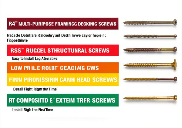 GRK Fasteners 12075 Cabinet #8 x 1-3/4" Screws 100CT-7