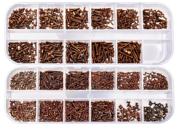 Mini Skater 23 Size Nickel Plating Tiny Eyeglass Screws Kit 1650pcs-0