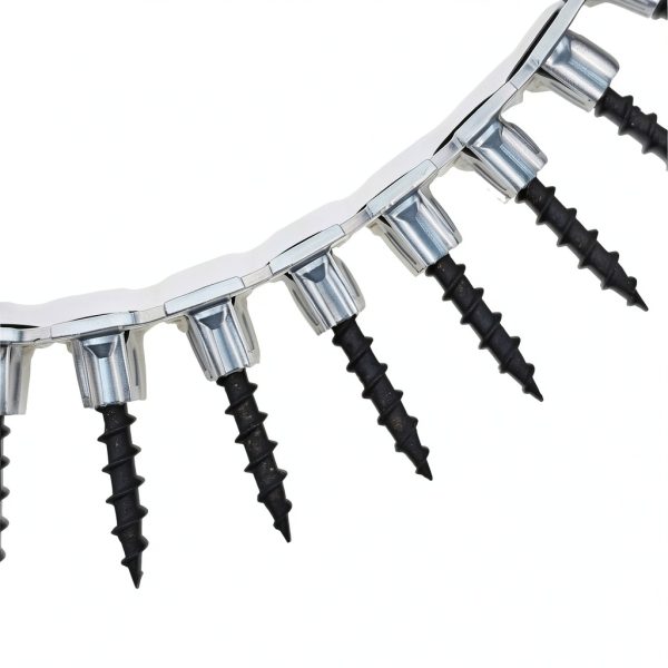 Plastic Chain Belt Drywall Screws 1000pcs #6 * 1-5/8 Drywall to Wood Collated Screw-1