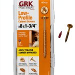 GRK Fasteners 12075 Cabinet #8 x 1-3/4" Screws 100CT-0