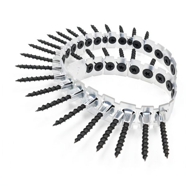 Plastic Chain Belt Drywall Screws 1000pcs #6 * 1-1/4 Drywall to Wood Collated Screw-3