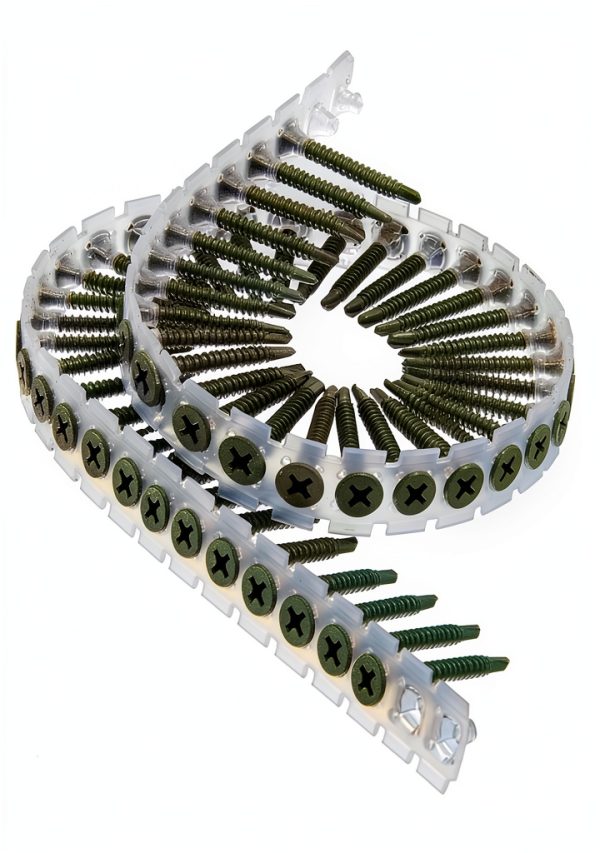 SENCO 06C125WK 6-Gauge 1-1/4 in Collated Drywall to Heavy Steel Screws-0