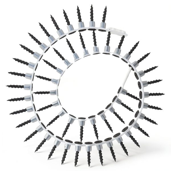 Plastic Chain Belt Drywall Screws 1000pcs #6*2" JHJGJ Collated Durable-6