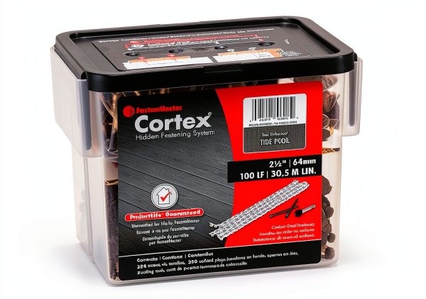 Fastenmaster Collated Cortex Hidden Plug Fasteners Stainless 1/4x5-0