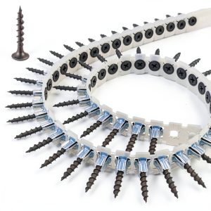 Plastic Chain Belt Drywall Screws 1000pcs #6*2" JHJGJ Collated Durable-0