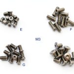 Pocket Blade Handle Screws by DEFLECTAIR M3 Collated Pack of 40-0
