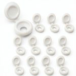 White Plastic Hinged Screw Caps Pocoxll 100 Pack Fold Snap Flip Tops-0